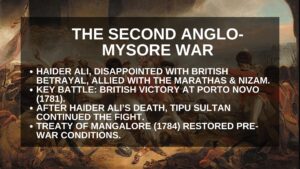 British expansion in india- The Second Anglo-Mysore War
