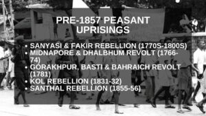 Peasant Movements in India- Peasant Uprisings