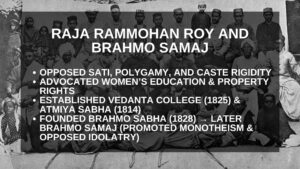 Socio-Religious Reform Movements Raja Rammohan Roy