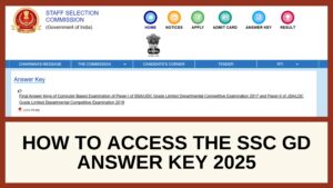 SSC GD Answer Key 2025